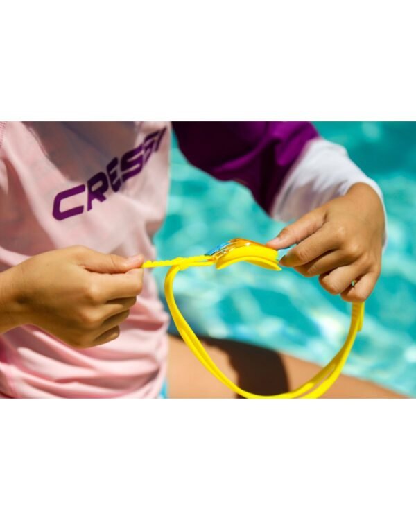 Gafas de Natación Cressi Dolphin 2.0 Amarillo/Azul | Cómodas y Seguras para Niños - Image 2
